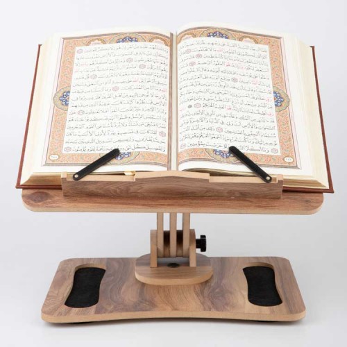 Akrobatik Ayarlanabilir Ahşap Masaüstü Rahle  ve Ahşap Tabletlik - Hüsna Rahle